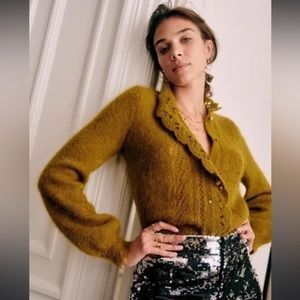 SEZANE Angie Jumper in Color Gold (XS / US 2 / EU 34)